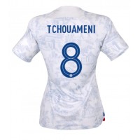 Frankreich Aurelien Tchouameni #8 Auswärtstrikot Frauen WM 2022 Kurzarm